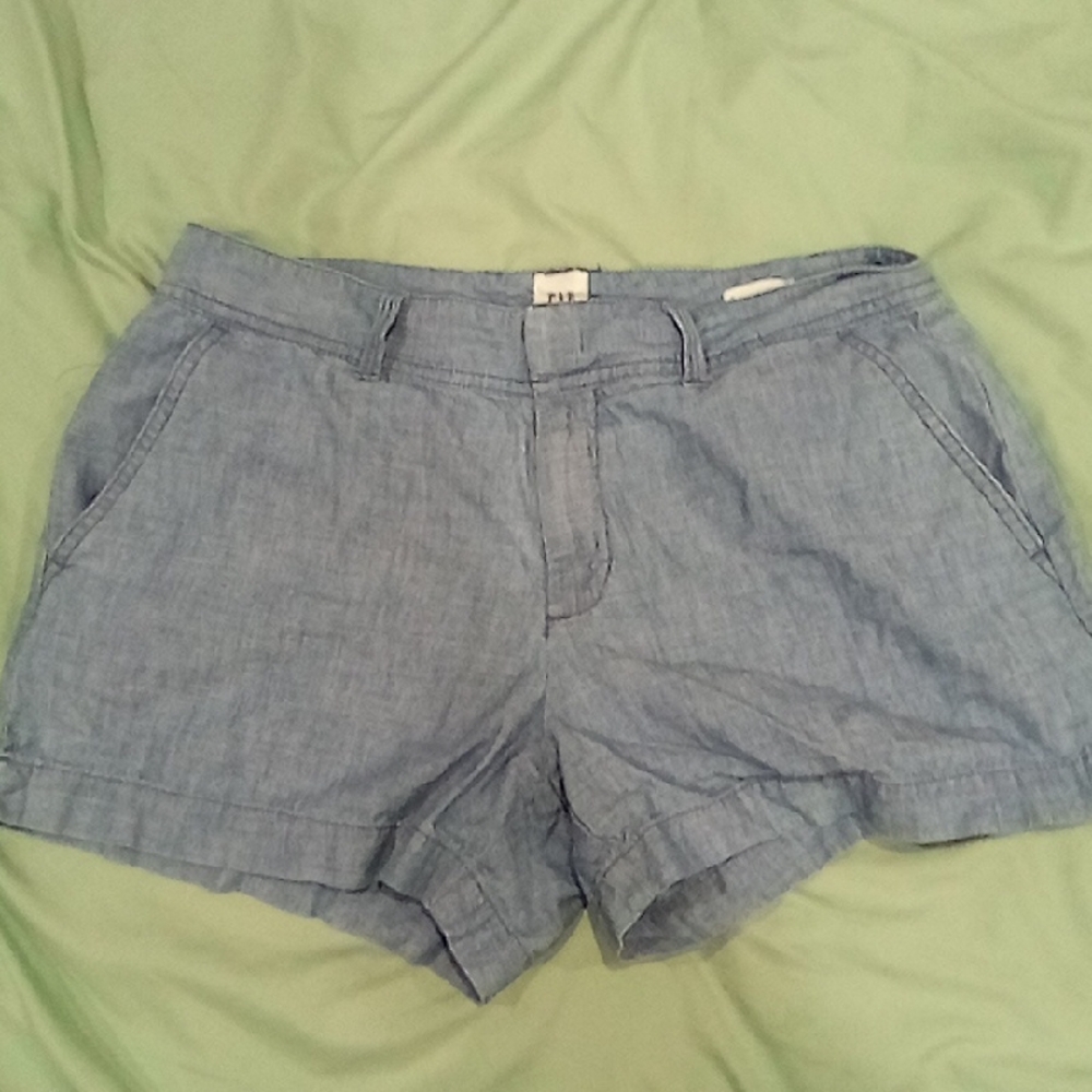 GAP High Waist Blue Shorts